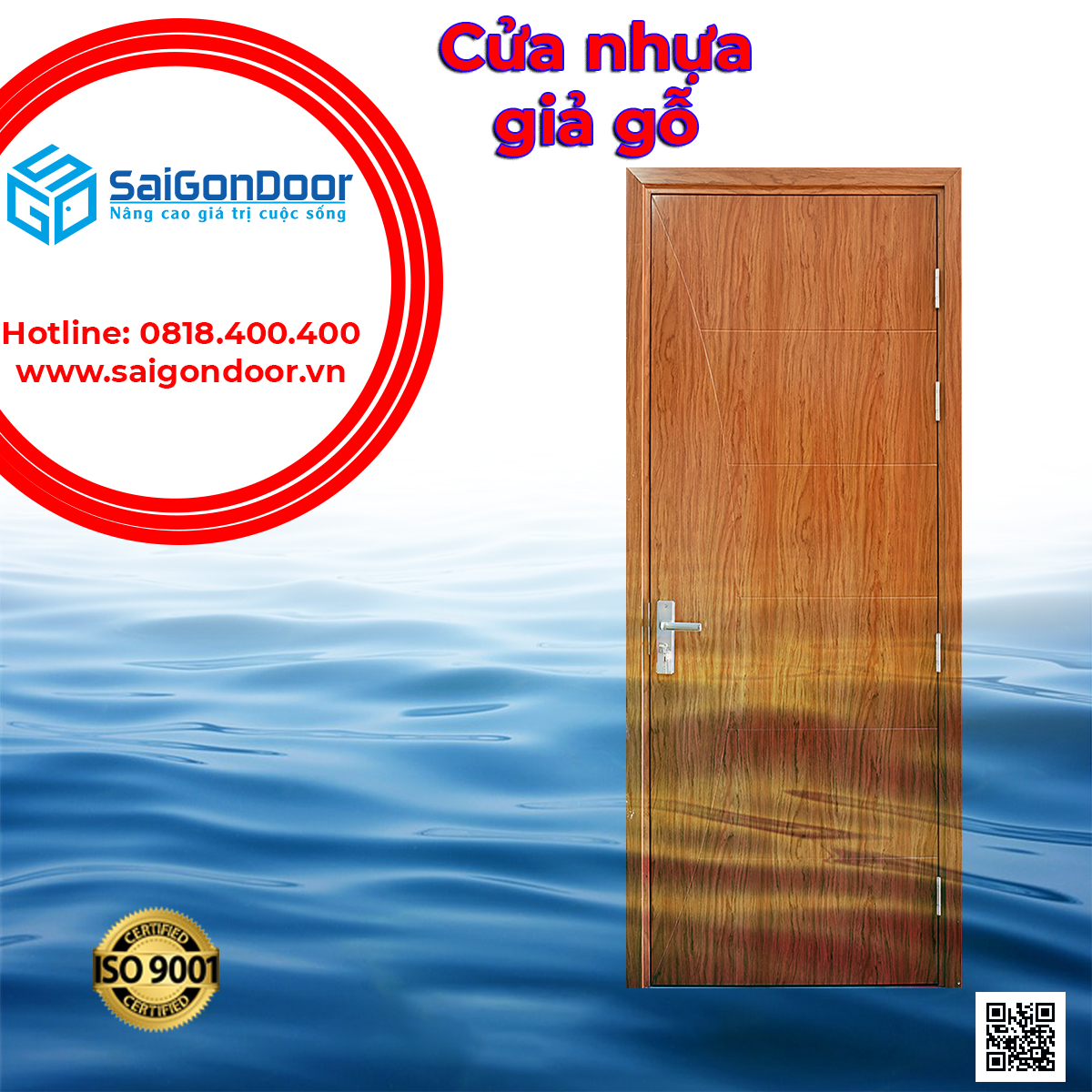 Cửa nhựa giả gỗ - các loại cửa nhựa giả gỗ SaiGonDoor